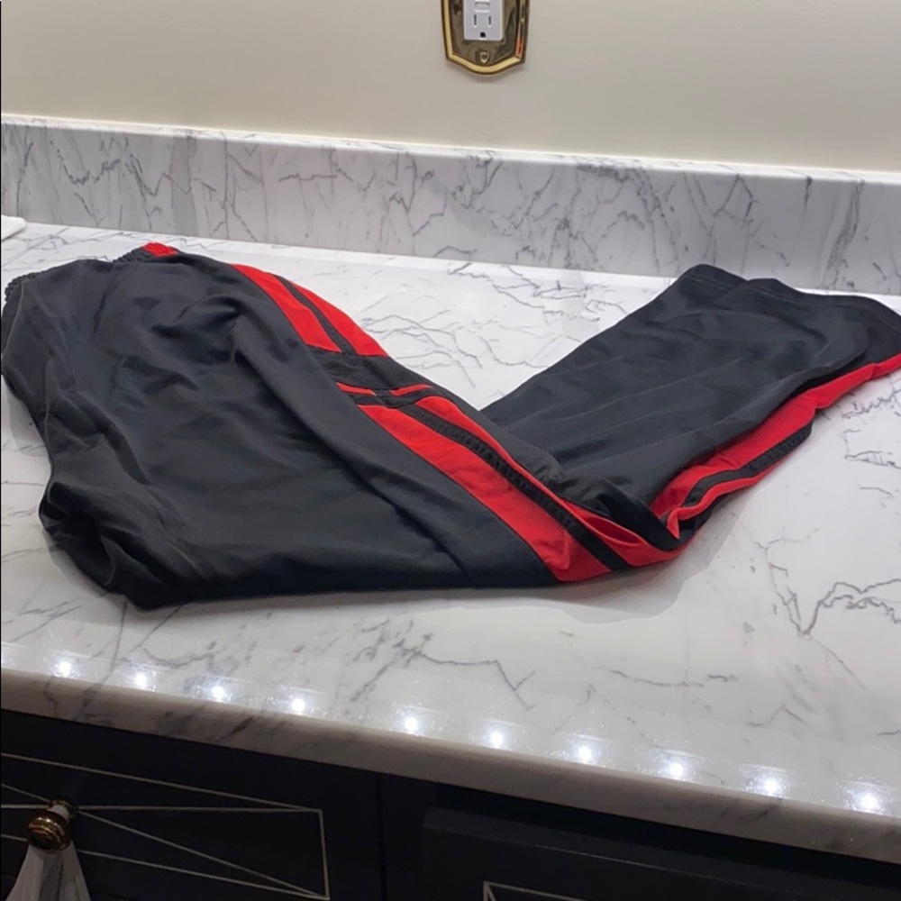 Tek gear black and red athletic pants
